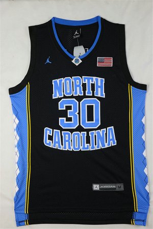 Maillot De Basket NCAA North Carolina University Ben Wallace 30 Noir
